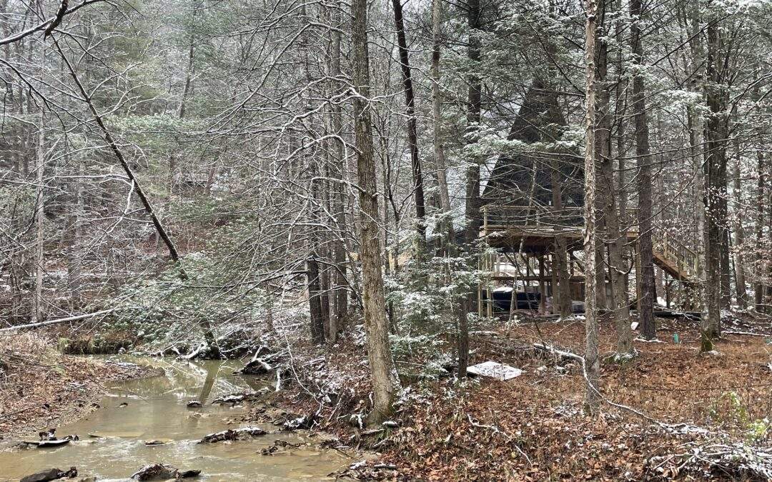 A-Frame Cabin with Creekfront in Red River Gorge, KY – Lot 5